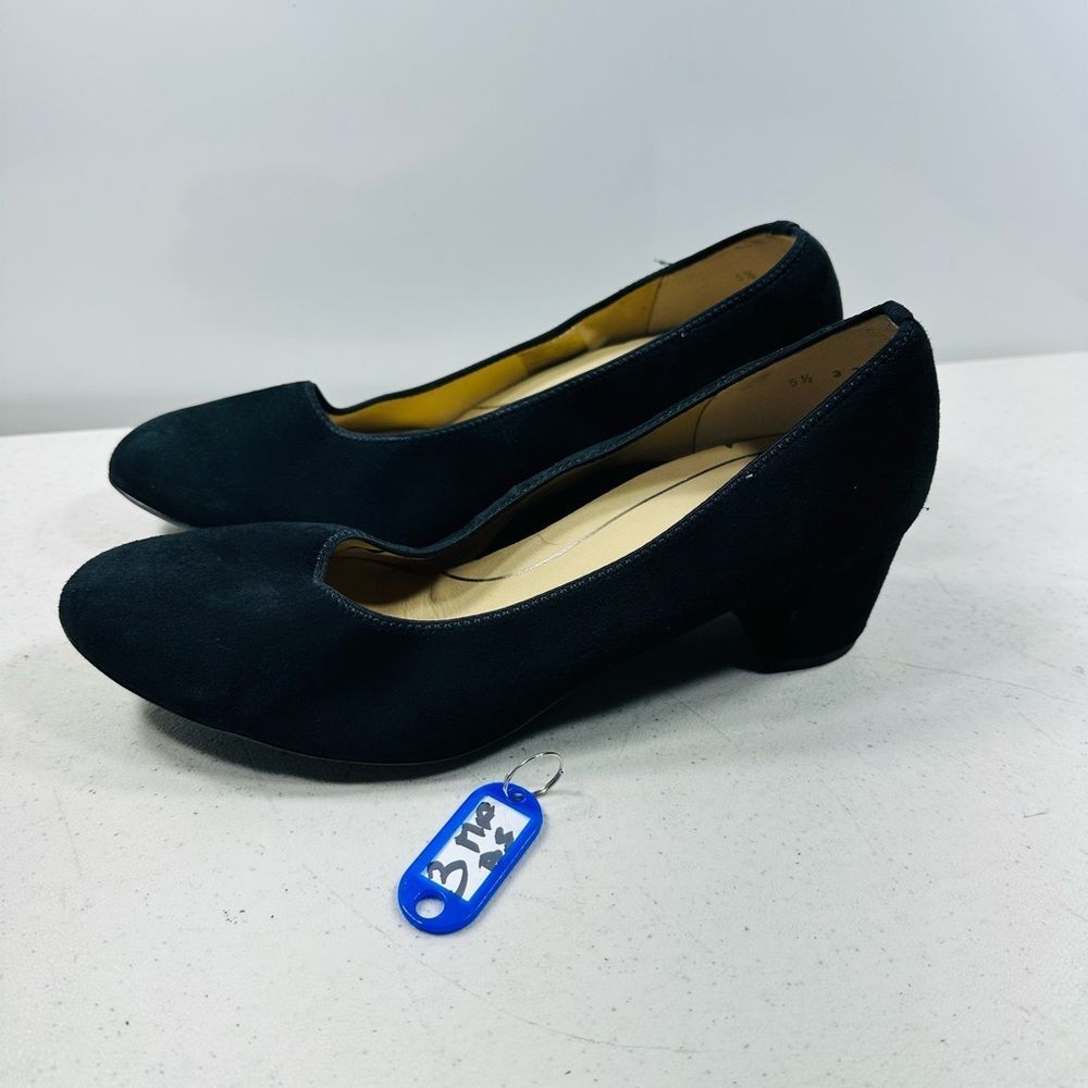 Ara Wedge Shoes Women black Suede size 5,5